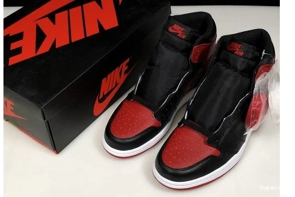 Hyperoad RED MENS JORDAN HIGH 1 OG RETRO AIR “BANNED” 0819
